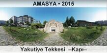 AMASYA Yakutiye Tekkesi  Kap