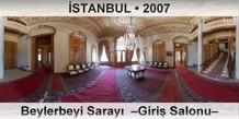 STANBUL Beylerbeyi Saray  Giri Salonu