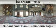 STANBUL Sultanahmet Camii  Minberin sa