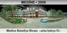 MEDNE Medine Belediye Binas  Arka bahe IV