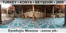TURKEY • KONYA • BEYŞEHİR Eşrefoğlu Mosque  –Snow pit–