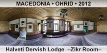 FYR MACEDONIA • OHRID Halveti Dervish Lodge  –Zikr Room–
