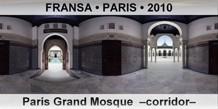 FRANSA • PARIS Paris Grand Mosque  –Corridor–